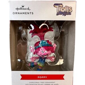 Hallmark  Disney  DreamWorks Trolls Poppy‎ Christmas Ornament 2023 NEW in Box